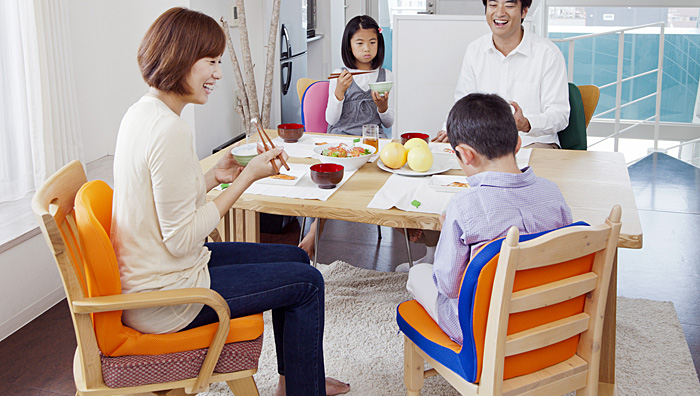 毎日の食事の時間に